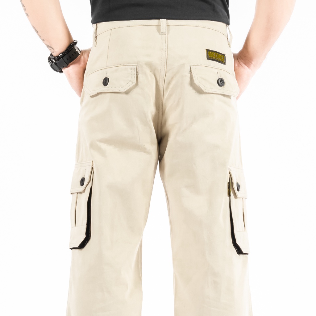 Gizmo Celana Cargo Panjang Prime Cream