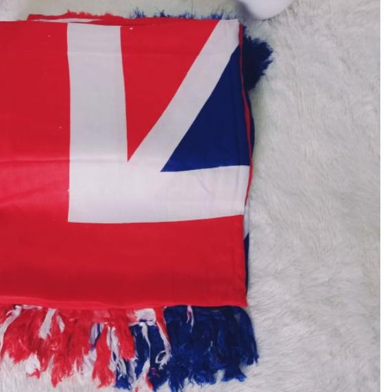 ✬ BENDERA ENGGLAND/KAIN BALI MOTIF BENDERA/KAIN PANTAI AMERIKA ♖