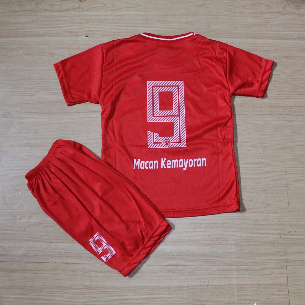 Setelan Jersey baju bola Persija gratis sablon nama