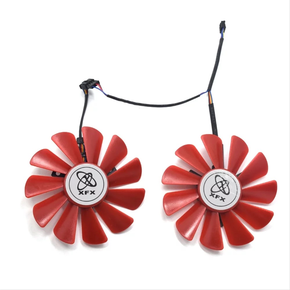 [LANGSUNG KIRIM] READY25 85 Mm FDC10U12S9-C 0.45AMP 4Pin Cooler Fan Penggantian untuk Xfx RX 560D