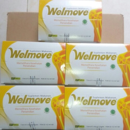 WELMOVE Obat Nyeri Sendi 1 Box ( 12 Strip ) Murah