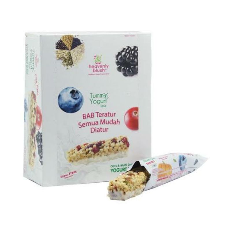 

YOGURT HEAVENLY BLUSH TUMMY BAR BERRIES (12 pcs x 25g)