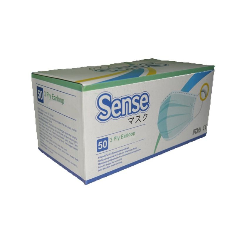 masker sense earlop/headlop 50pcs