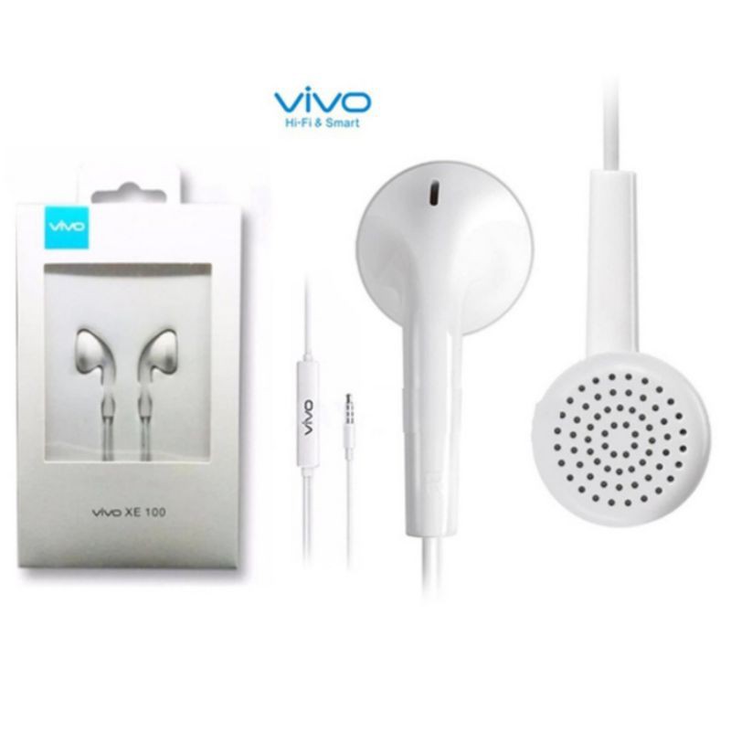 Headset Earphone Vivo Ori Y12 Y12i Y21 Y21s Y91 Y91c ORIGINAL 100%