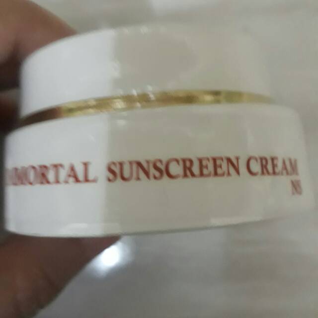 Immortal sunscreen cream ns (normal) / sunscreen ss (sensitiv)