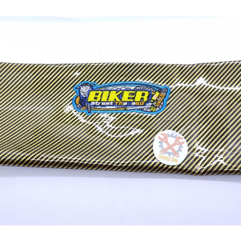 SARUNG JOK/KULIT JOK BIKER CARBON UNIVERSAL