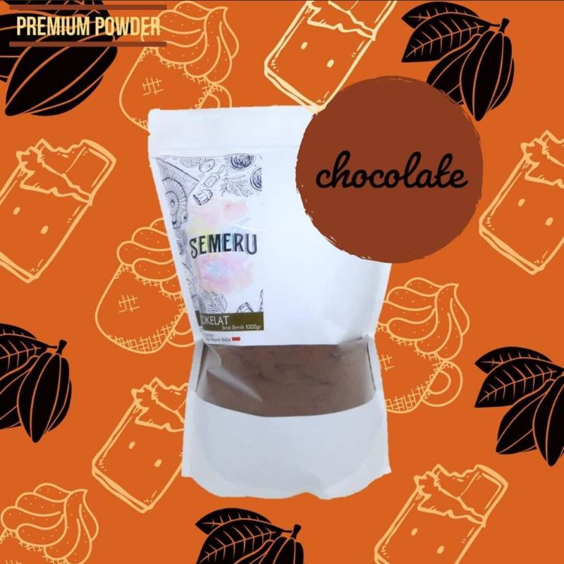 

powder coklat (coklat bubuk) SEMERU)