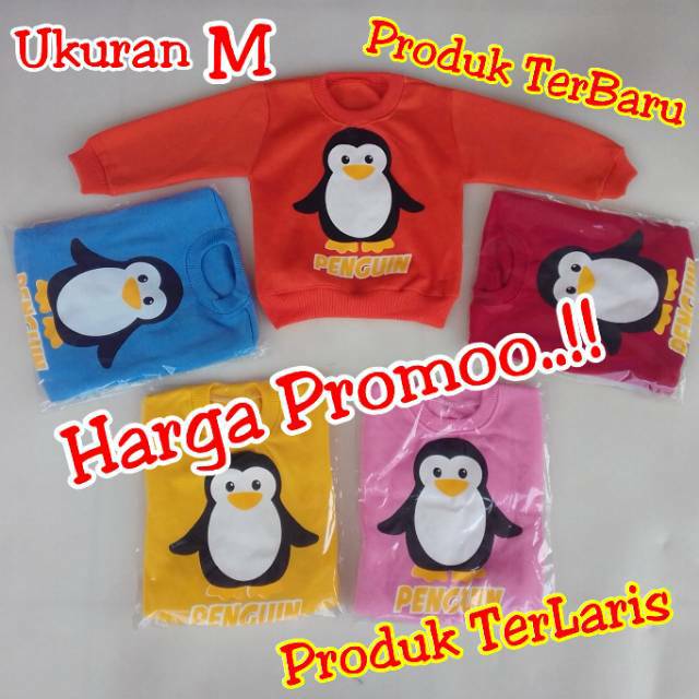 Jaket bayi penguin ukuran M