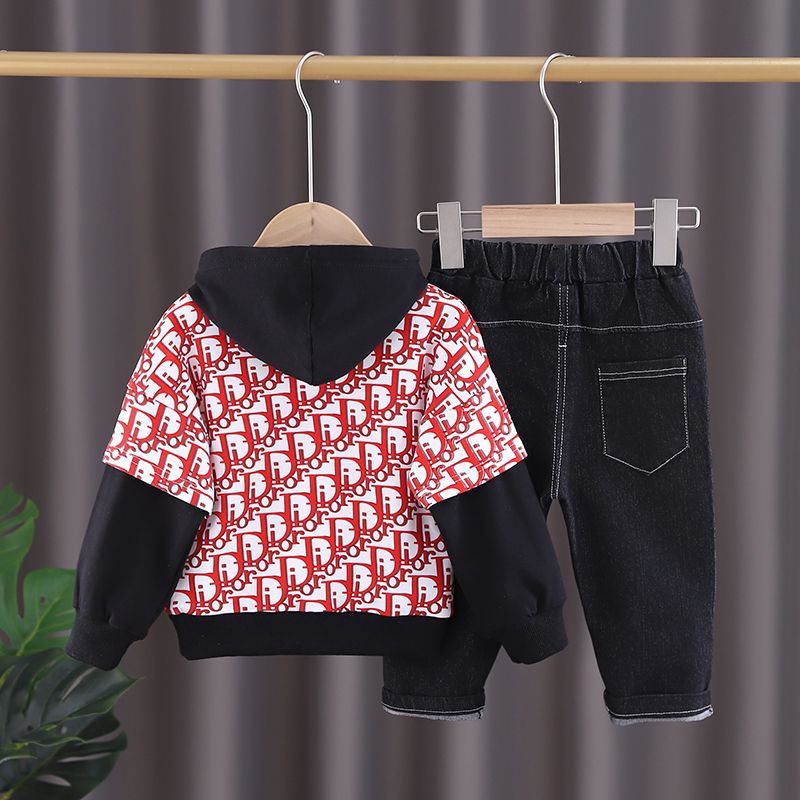 set Hoddie Dior jeans premium/ UK  2-5 Th ( seri~ 4 pcs)