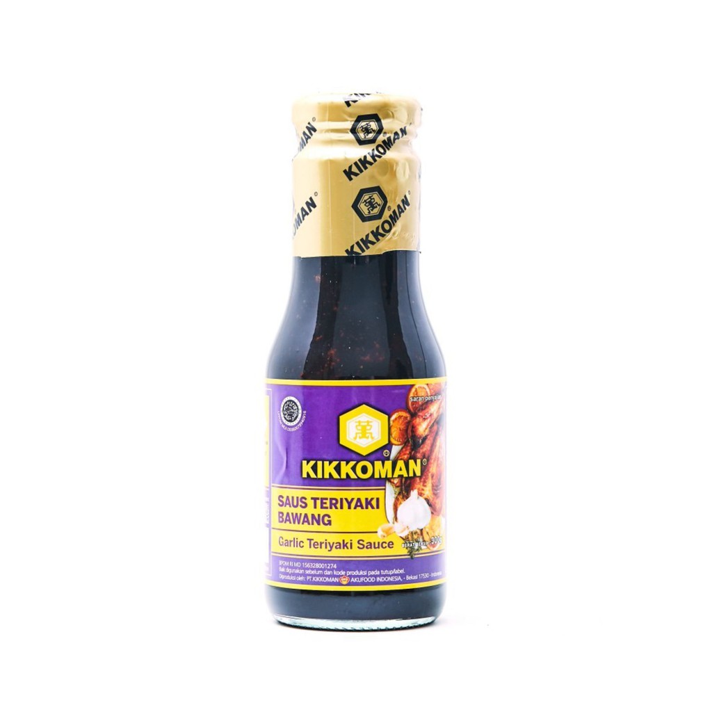 Kikkoman Garlic Teriyaki Sauce / Saus Teriyaki Bawang Halal 300 gr