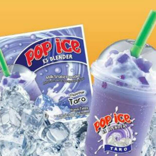 

Pop Ice Es Blender Rasa Taro