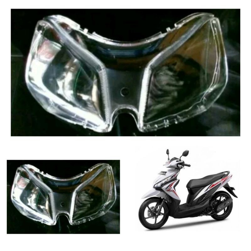 kaca mika kaca lampu depan vario 110 LED vario f1