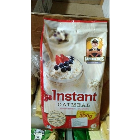 

Captain instant oatmeal / Quacker