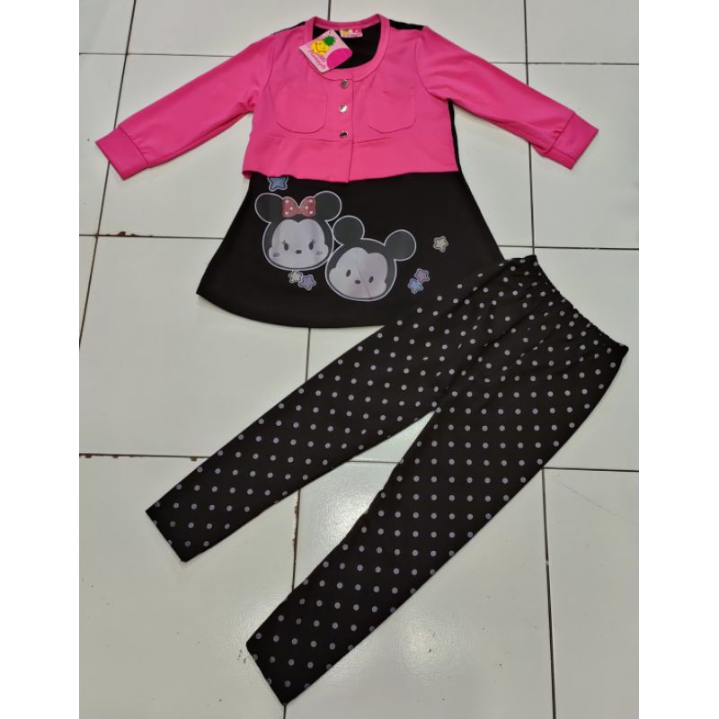 ( LP.74-A ) LITTLE PINEAPPLE Setelan Legging Tsum2 No.2-12 (2-8th)