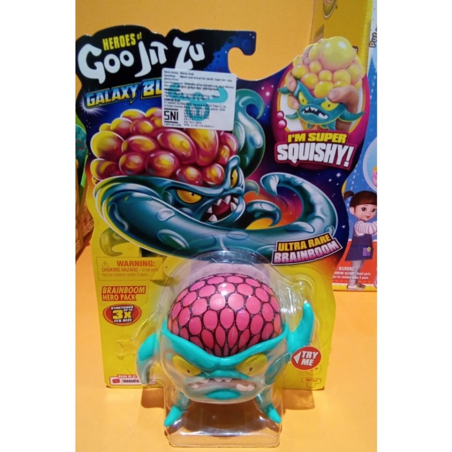 Sale Mainan: Heroes Goo jit Zu Galaxy Blast Ultra Rare Brainboom Original