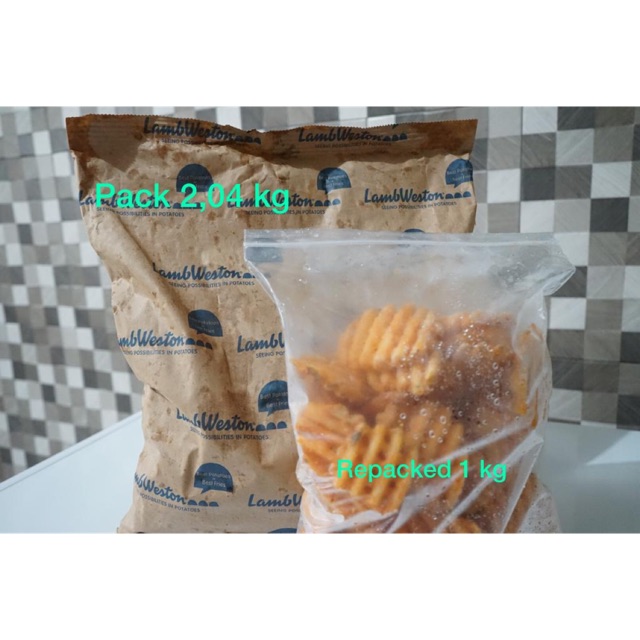 

Kentang Lamb weston crisscuts