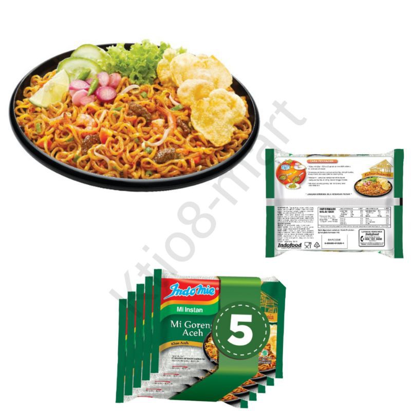 

Indofood - Indomie Mi Goreng Aceh 5pcs/Kuliner Indonesia