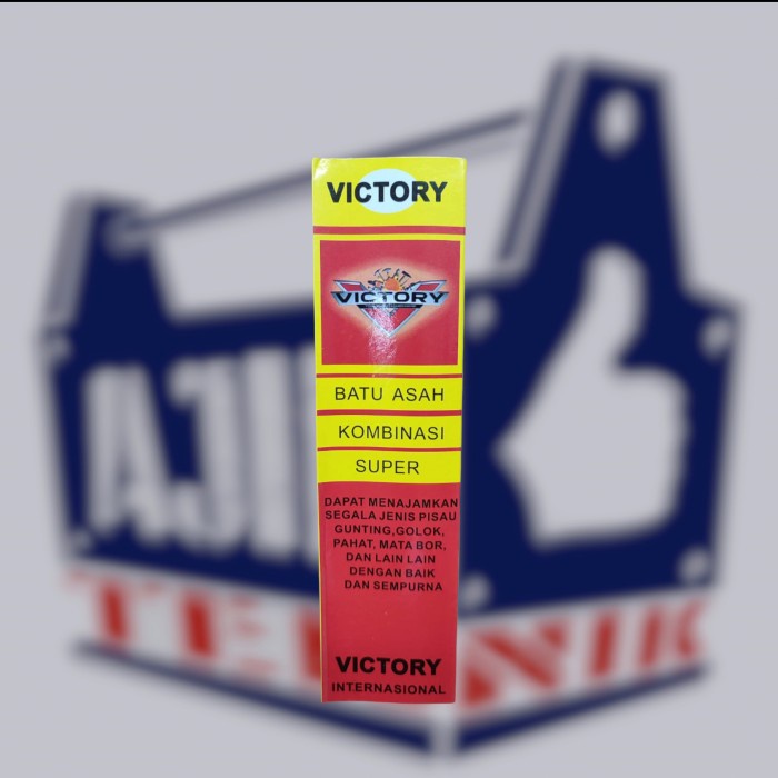 Batu asah panjang 8 inch victory murah meriah bagus