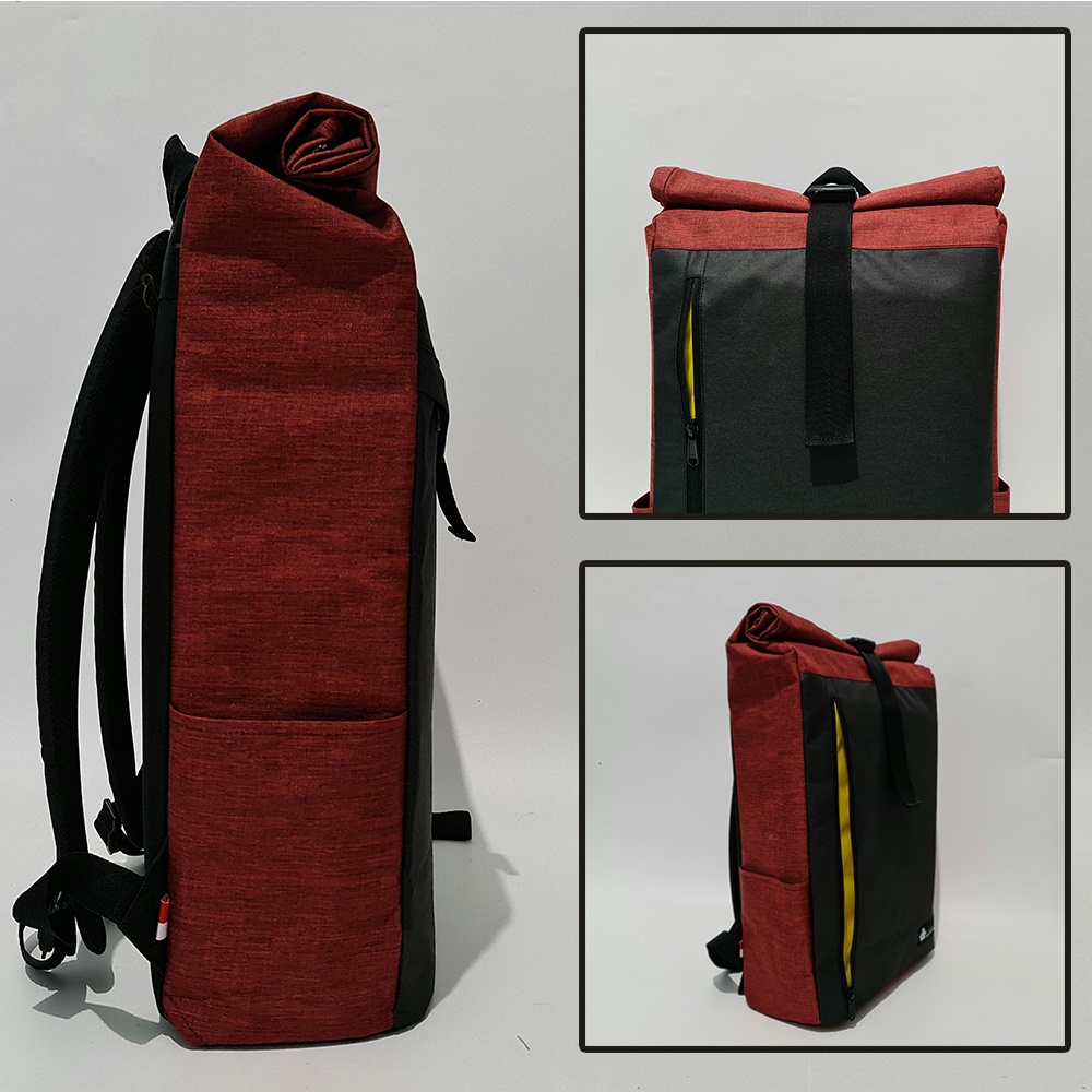 DT-03 Tas Ransel Kerja/Sekolah Backpack Dewasa Laptop Minimalis - Dual Tone