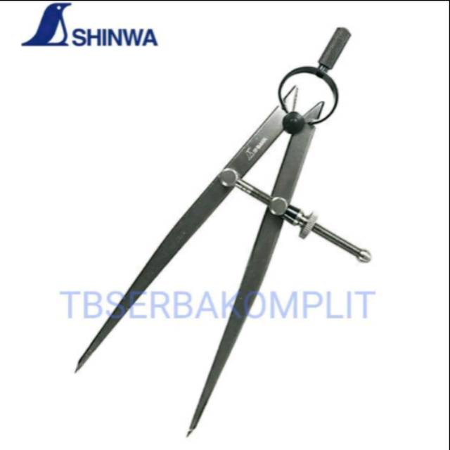 

Divider Caliper with spring 20cm Shinwa japan 73059 compass scribing