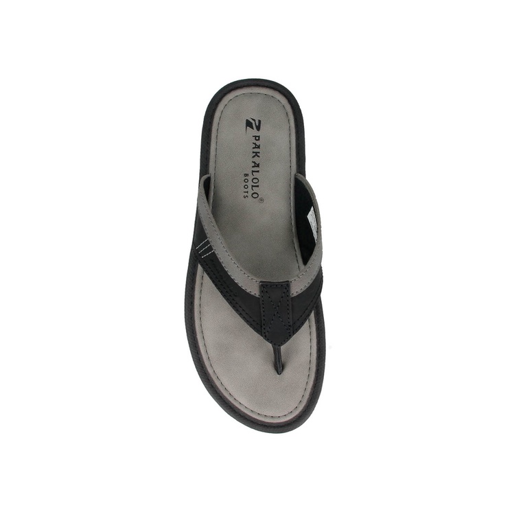 SANDAL JEPIT PAKALOLO PRIA ORIGINAL CASUAL KULIT ASLI HITAM PB26