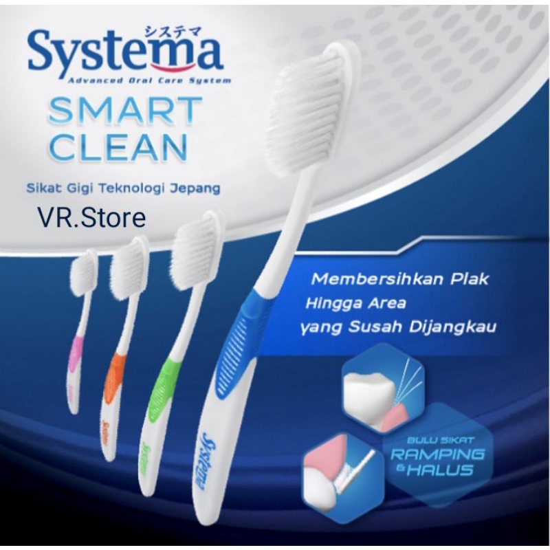 SYSTEMA Sikat Gigi Smart Clean Isi 3PCS