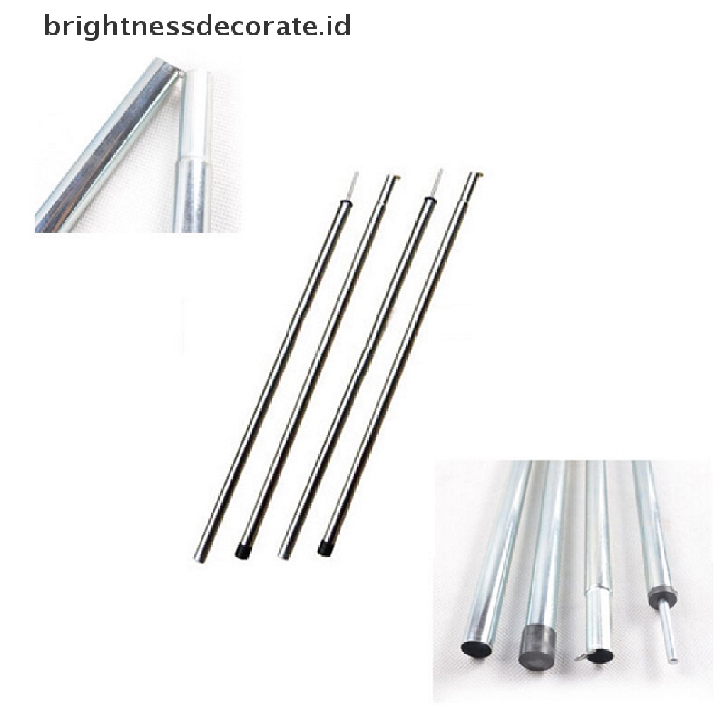 [birth] 8pcs Outdoor Backpacking Aluminium Alloy Tent Poles Bar Travel Camping Hiking us  [ID]