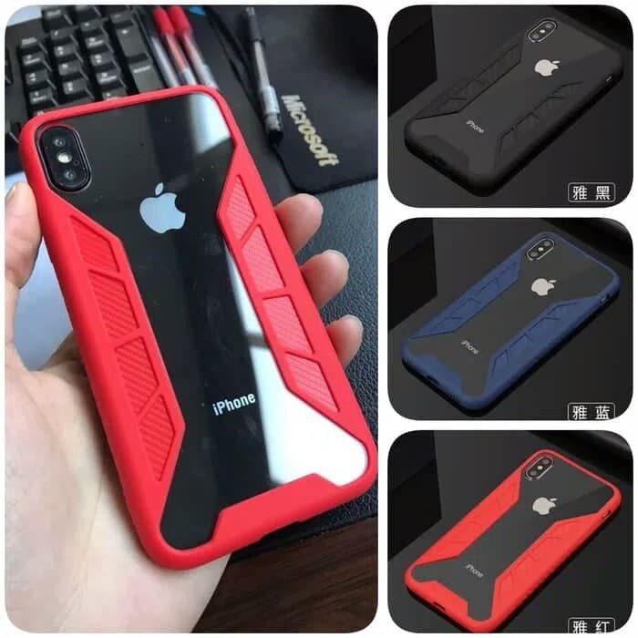 Iphone X XS Case Carbon Aprolink Casing Cover Tpu Softcase Softgel Casing Handphone Murah Import