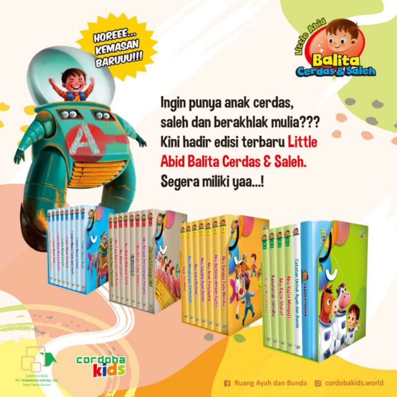 (READY) LITTLE ABID (LA) COUNTAINER, MIMH (MUHAMMAD IS MY HERO) BOARDBOOK