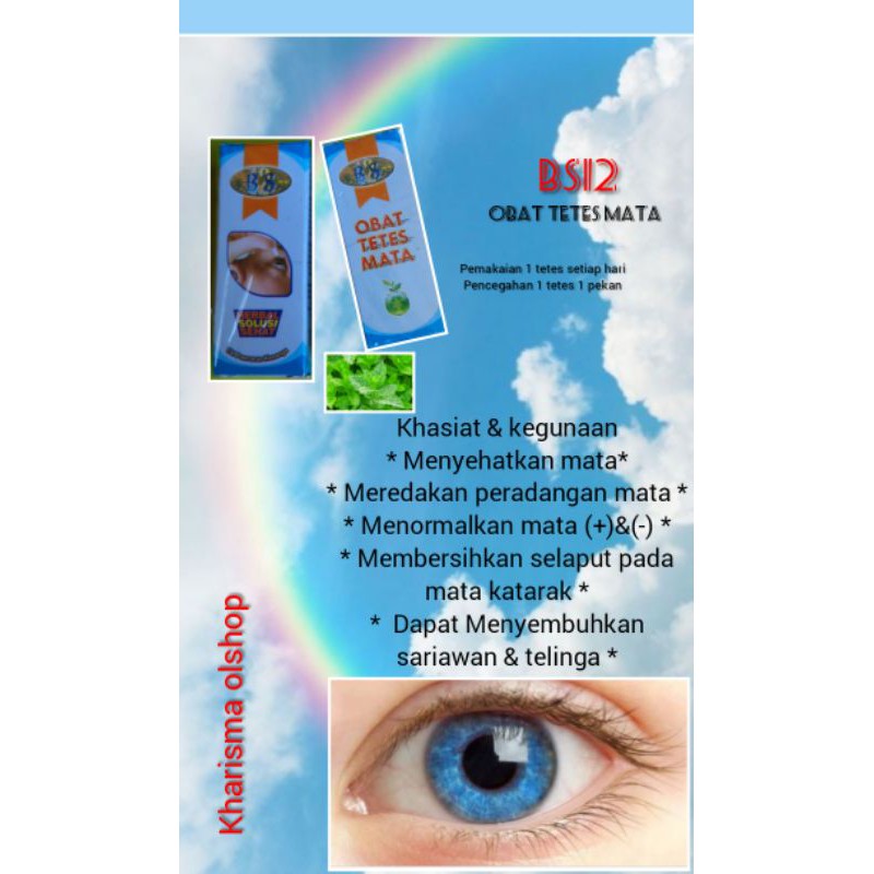 ORIGINAL BS12 OBAT TETES MATA HERBAL