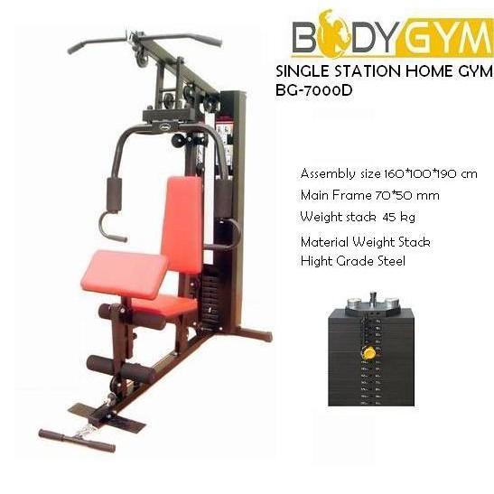 Body Gym Single Station Home Gym BG-7000D | alat gym | alat fitness multi fungsi