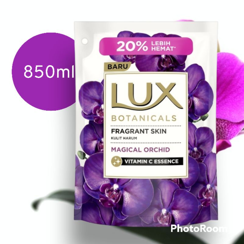 Lux Botanicals sabun mandi cair refill 825ml/850ml magical orchid