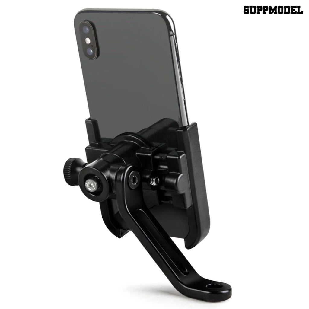 Sdl Bracket Dudukan Handphone Adjustable Bahan Aluminum Alloy Untuk Setang Motor