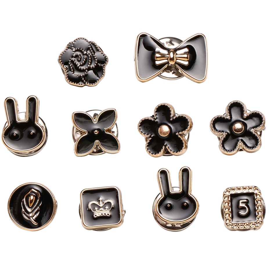 Pin Bros Bentuk Bunga Ikatan Simpul Mutiara 17km Untuk Aksesoris Perhiasan Pakaian-2