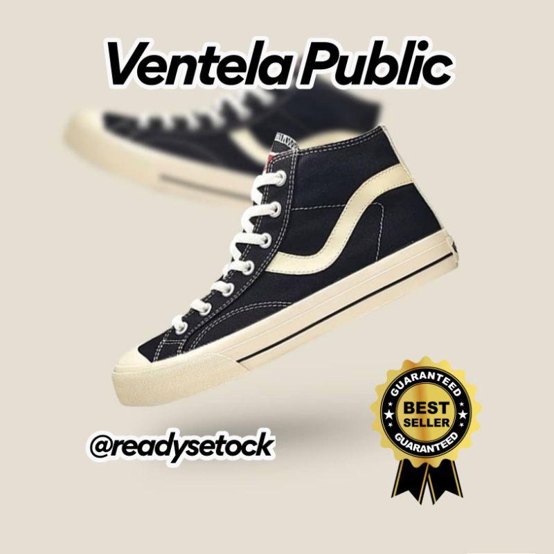 VENTELA PUBLIC Sepatu Ventela Shoes Public High Bnat 37-43 Original