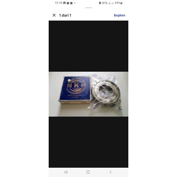 Ball bearing 6314 ZZ NKN DJapan