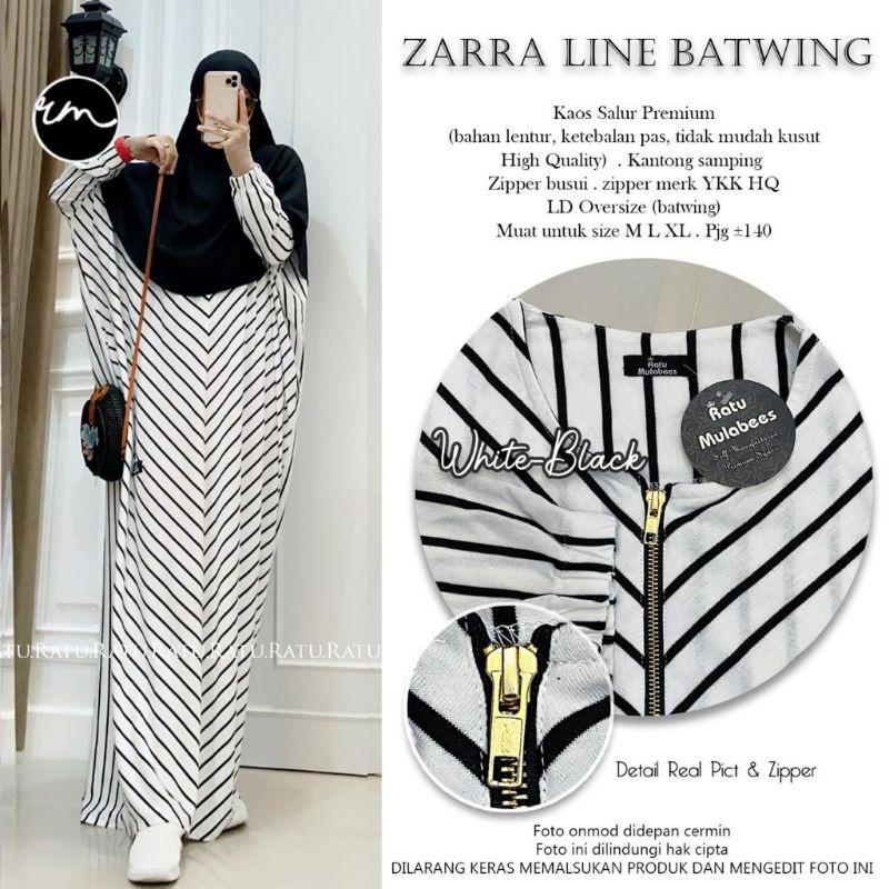 Zarra line batwing busui ori ratu mulabees