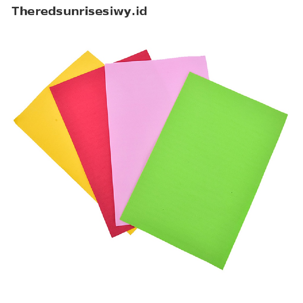 Theredsunrisesiwy.Id 10pcs / Pak Lembaran Busa Eva Handmade 260x185 X 2mm Untuk Craft Anak