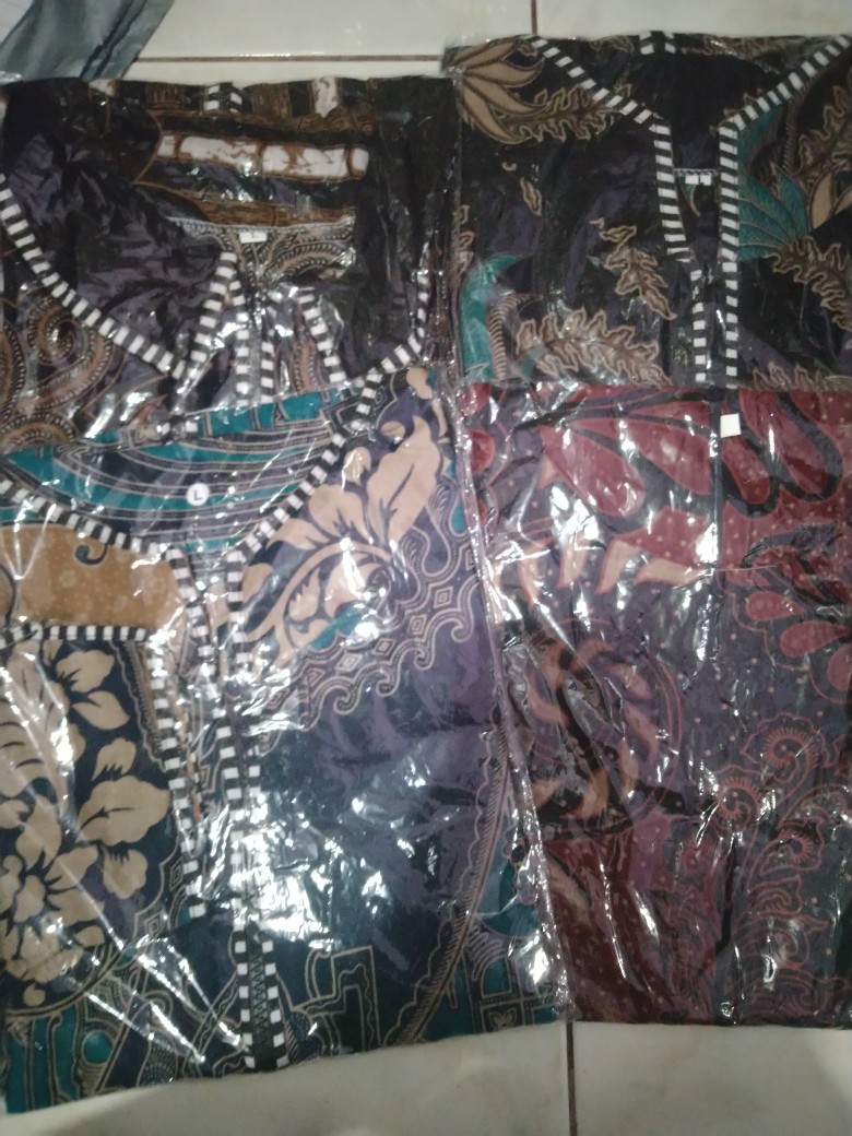 Batik Wanita Asj Sa Hrb026 Kenongo Kemeja Tosca Pendek