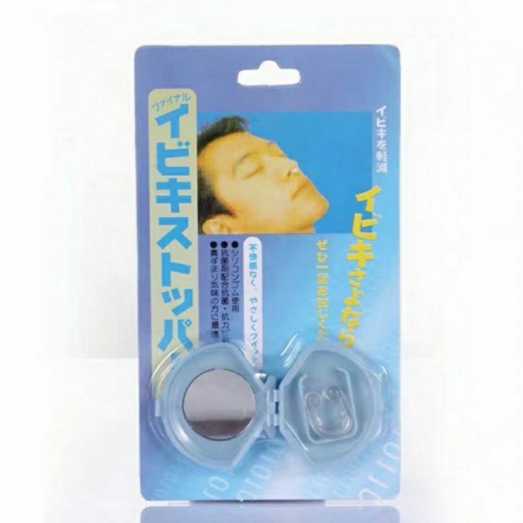 Alat Hidung Anti Ngorok Dengkur Effective Snore Stopper + Miror Case