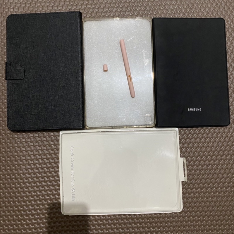 PRELOVED case book cover silicon s pen samsung galaxy tab s6 lite get 3 + 1 second bekas