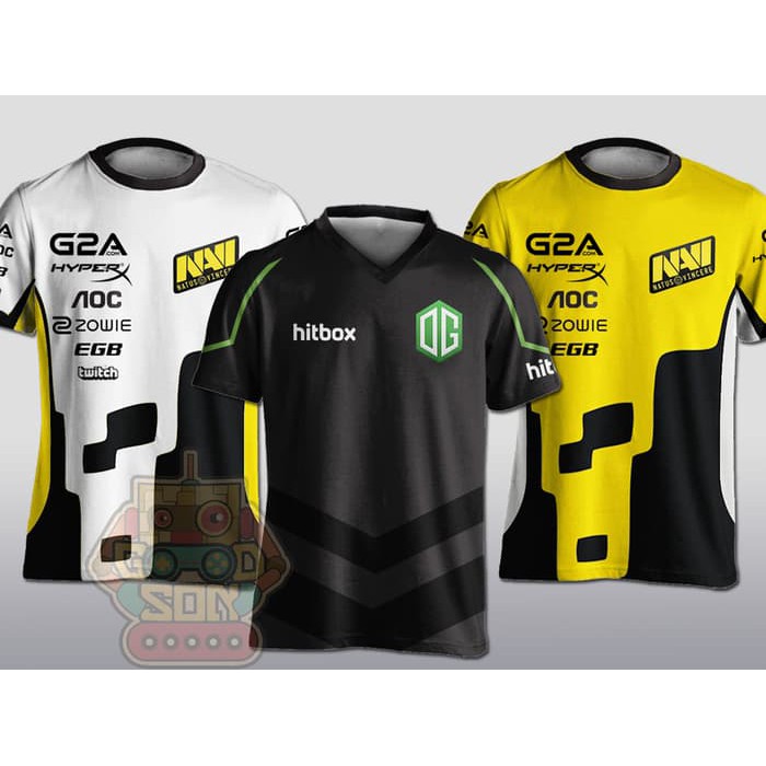 JERSEY / KAOS TEAM GAMING CUSTOM/ DESIGN SENDIRI