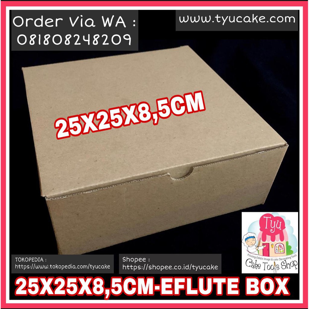 25X25X8,5CM-EFLUTE BOX