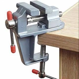 Ragum table catok mini bench clamp table alat jepit Project elektronik atau mekanik
