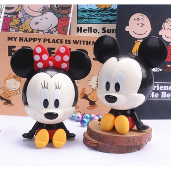 Topper Kue Desain Kartun Mickey Minnie Mouse Untuk Dekorasi