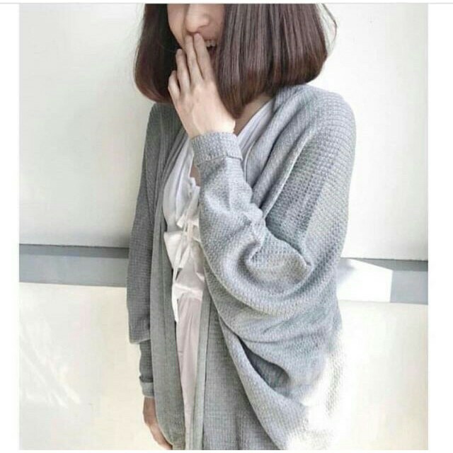 MARION OUTER CARDY / Rajut Cardy Outer Wanita - Batwing Cardigan