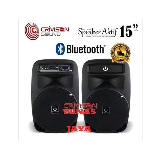 PROMO Murah PAKET KARAOKE SOUND SYSTEM CRIMSON ADA BLUETOOTH PARTY 15 original inddor outdoor