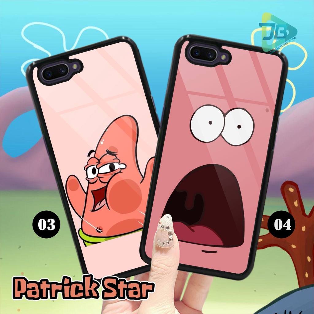 HARDCASE 2D GLOSSY PATRICK STAR OPPO VIVO XIAOMI SAMSUNG REALME IPHONE ALL TYPE JB4710