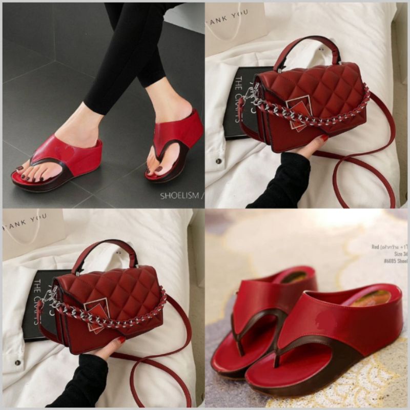 paket sandal jepit dan tas mewah buat pacar