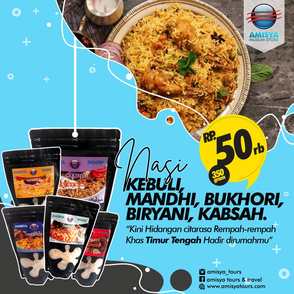 

beras kebuli / bukhori / kabsah / mandhi / biryani plus rempah-rempah